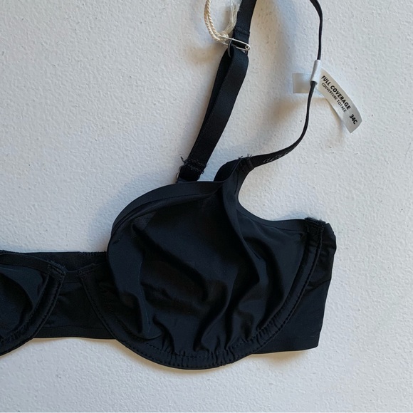 Smoothez by Aerie Lightweight Black Unlined Sheer Underwire Bra 34C NWT - Picture 3 of 13